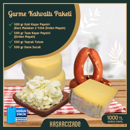 Gurme Kahvaltı Paketi - Kars Doğal Lezzetleri | Kaşarcızade