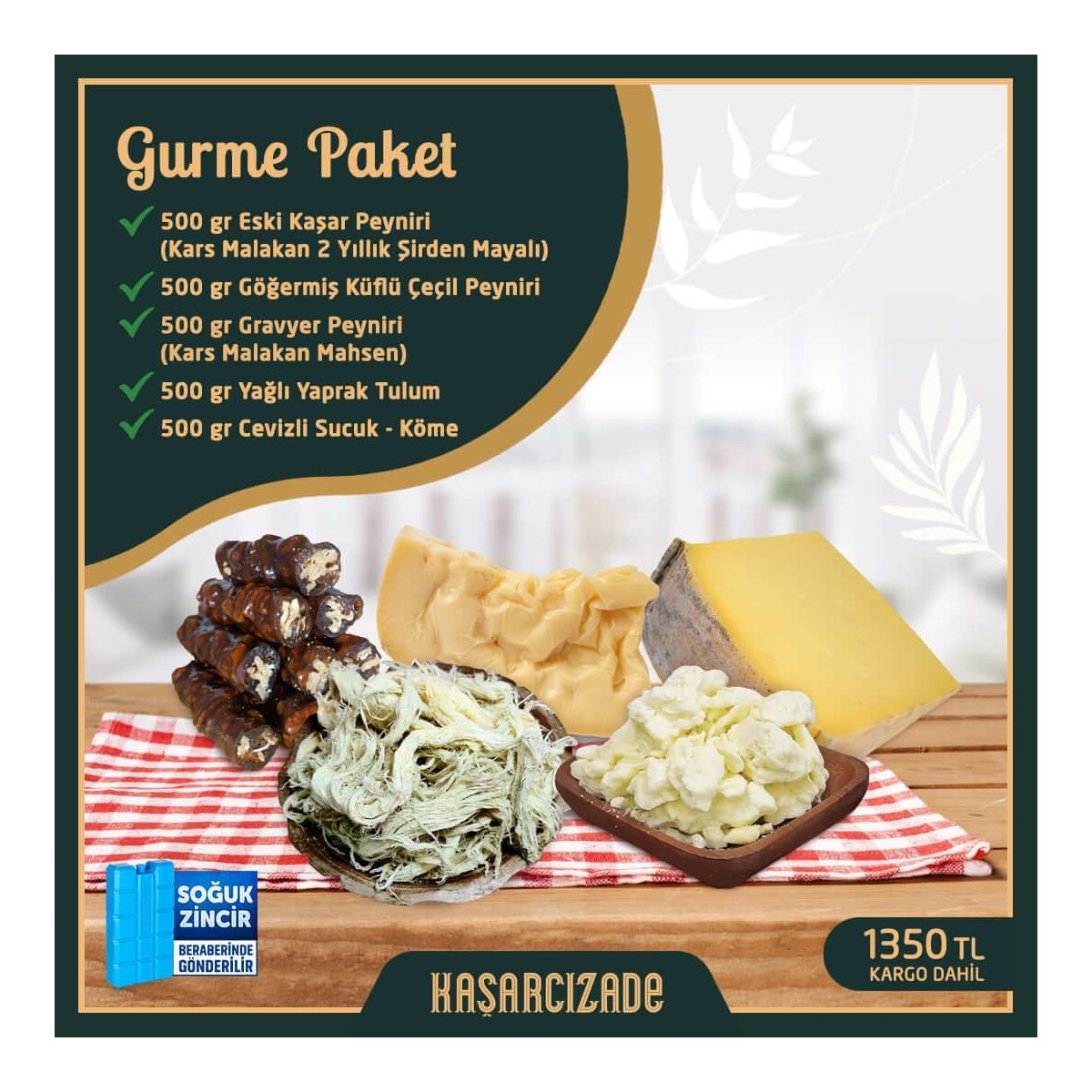 Gurme Paket - Kars'ın Eşsiz Lezzetleri | Kaşarcızade